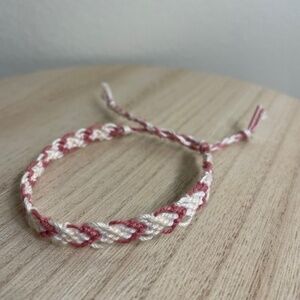Rose‎ Hearts Woven Bracelet